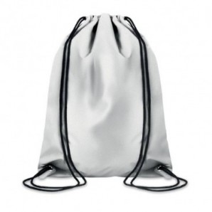 Bolsa de cuerdas reflectante Plateado