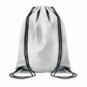 Bolsa de cuerdas reflectante Plateado