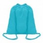 Mochila de cuerdas de algodón Turquesa