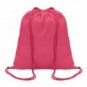 Mochila de cuerdas de algodón Fucsia