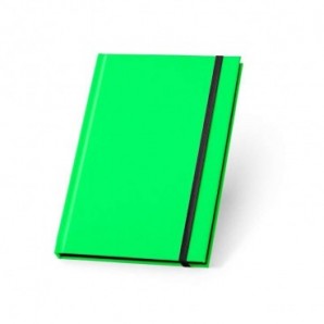 Bloc de notas A5 en colores flurescentes Verde claro