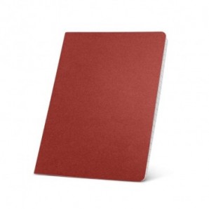 Bloc de notas A5 tapa de cartón flexible Rojo