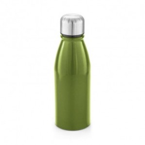 Botella deportiva en aluminio con tapa Verde claro