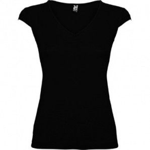 Camiseta Martinica escote en V color Negro