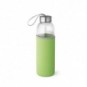 Botella deportiva con cinta y funda Verde claro