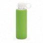 Botella deportiva de vidrio borosilicato con rosca Verde claro