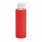 Botella deportiva de vidrio borosilicato con rosca Rojo