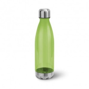 Botella deportiva con base y tapa en inoxidable Verde claro