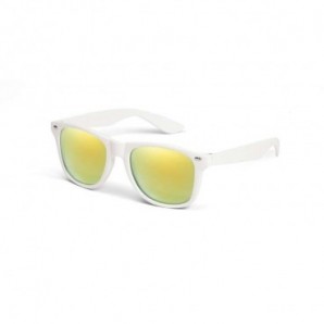 Gafas de sol lentes de espejo Blanco