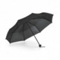 Paraguas plegable con funda a juego Negro
