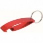 Llavero de aluminio con abrebotellas Lenis Rojo