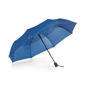 Paraguas plegable con funda Azul real