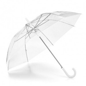 Paraguas con apertura automática transparente Blanco