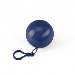 Poncho chubasquero en embalaje bola Azul
