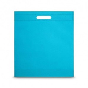 Bolsa de tela no tejida termo sellada Azul claro