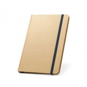 Cuaderno A5 reciclado con tapa dura Azul marino