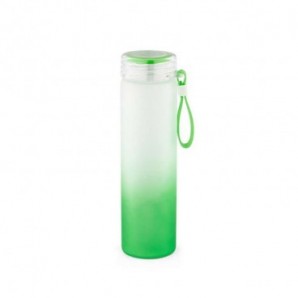 Botella de vidrio con tapa de rosca Verde