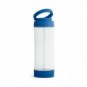 Botella deportiva de vidrio con tapón de rosca Azul real