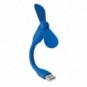 Ventilador portátil USB Azul real