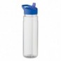 Botella RPET 650 ml con tapa y boquilla plegable Azul real