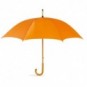 Paraguas manual con mango de madera Naranja