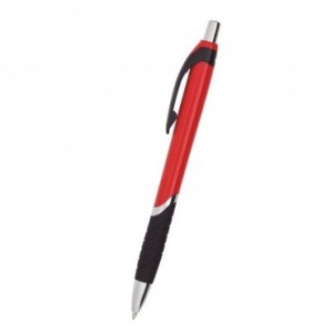 Bolígrafo de plástico Break en colores surtidos Rojo