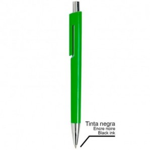 Bolígrafo de plástico Beta tinta negra Verde