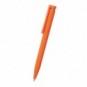 Bolígrafo de plástico acabado gomoso Naranja
