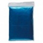 Impermeable plegable con capucha Azul