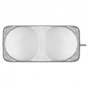 Parasol de coche con funda Plateado mate