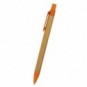 Boligrafo de bambú y caña de trigo Naranja