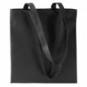 Bolsa de la compra non woven asas largas Negro