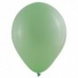 Pack globos de 25 cm + varillas + inflador manual Verde menta