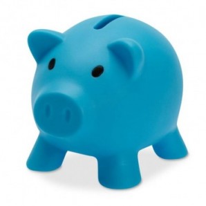 Hucha de cerdito Turquesa