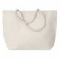 Bolsa de playa de algodón 220 gr Beige