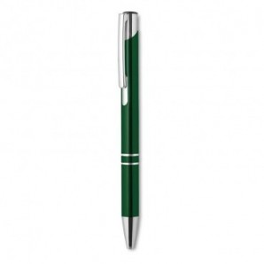 Bolígrafo pulsador anodizado Verde