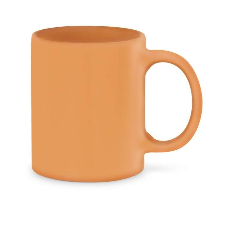 Taza de cerámica en color Naranja