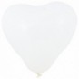 Pack globos corazón + varillas +inflador eléctrico Transparente