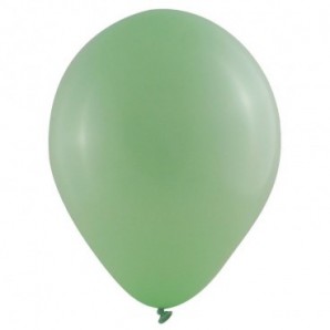 Globos de látex personalizados 25 cm diámetro Verde menta