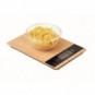 Báscula digital de cocina en bambú - vista 2