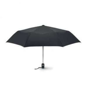 Paraguas plegable automático antiviento Negro
