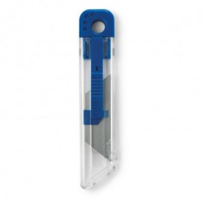 Cutter retráctil Azul