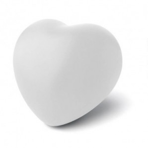 Antiestrés forma de corazón Blanco