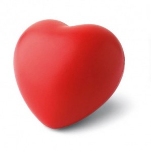 Antiestrés forma de corazón Rojo