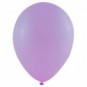 Pack globos de 25 cm + varillas + inflador manual Lila bebé