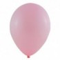 Pack globos de 25 cm + varillas + inflador manual Rosa bebé
