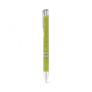 Bolígrafo en fibra de paja de trigo y ABS Verde claro