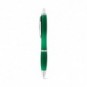 Bolígrafo de rPET clip metálico Verde