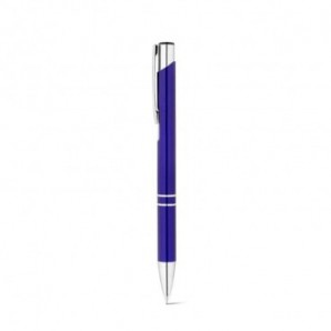 Bolígrafo en aluminio reciclado Azul real