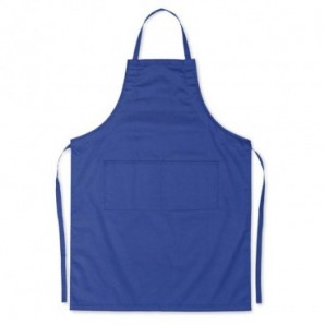 Delantal de cocina ajustable con bolsillos Azul